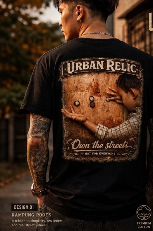Urban Relic Kampung Roots and Hustle Hands artwork